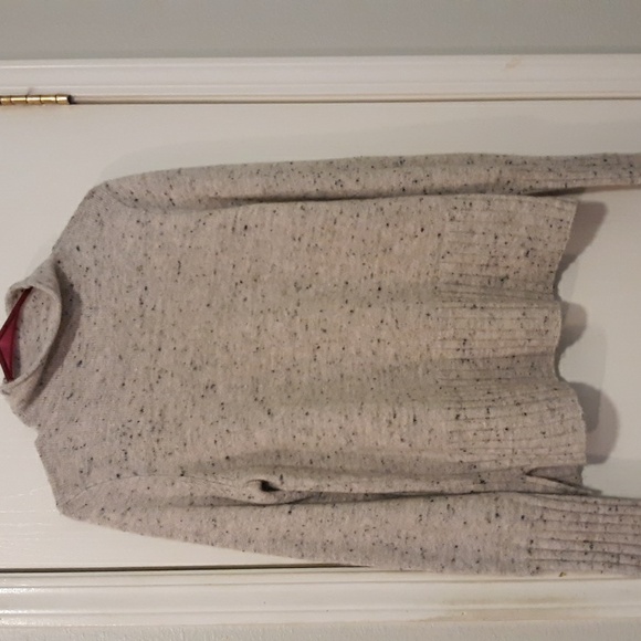 Madewell Sweaters - Madewell Wool Blend Pullover Gray Speckled Mock Funnel Neck Sweater sz M